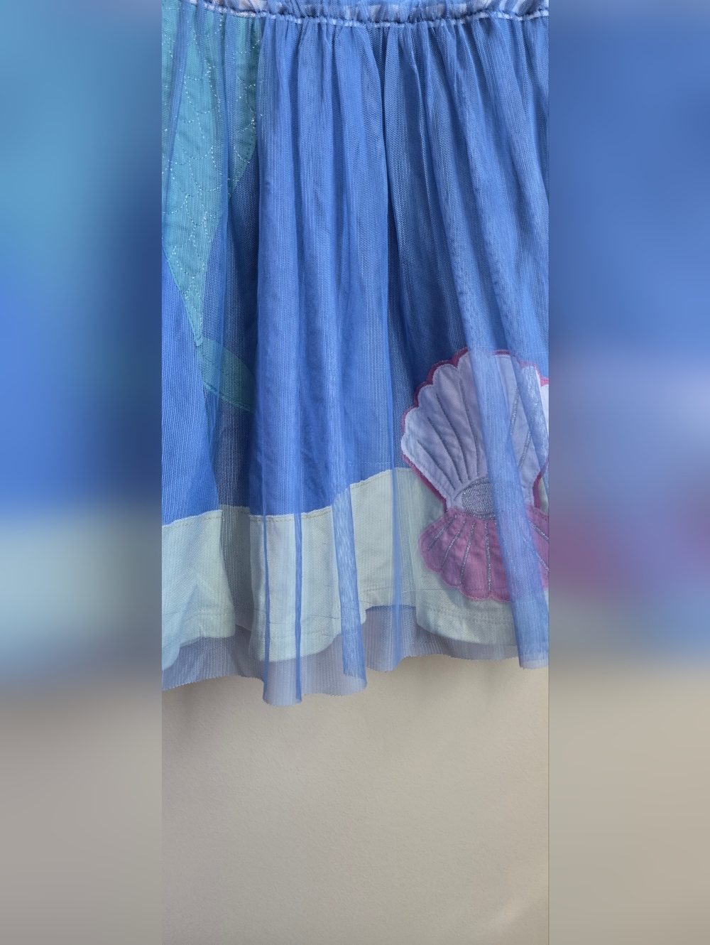 Mini Boden Tulle Mermaid Applique Dress sz 6/7 - Picture 7 of 9